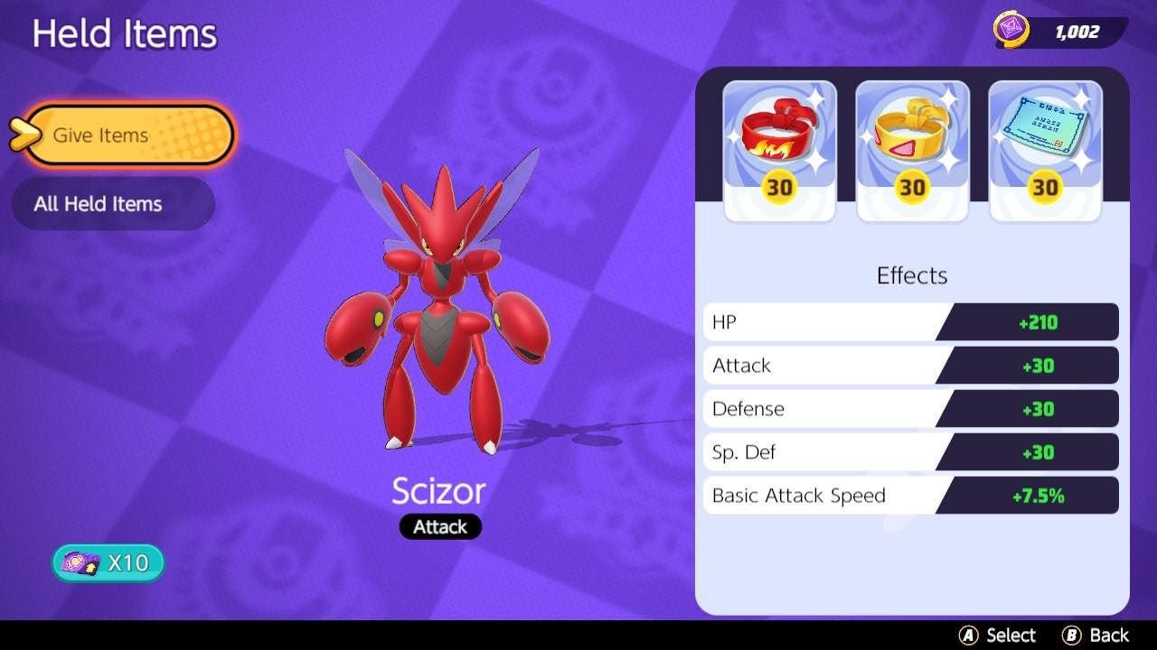 Pok Mon Unite Scizor Build Best Items And Moveset eurogamer
